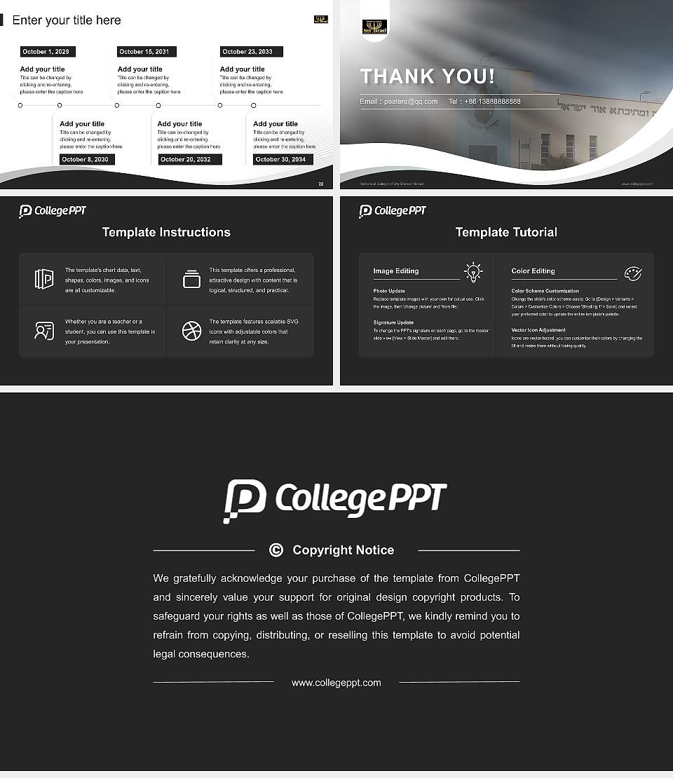 Rabbinical College of Ohr Shimon Yisroel Lecture Sharing and Networking Event PPT Template16:9 ratio PPT effect preview image4