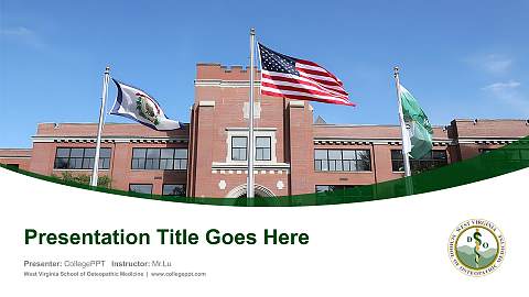West Virginia School of Osteopathic Medicine Course/Courseware Creation PPT Template