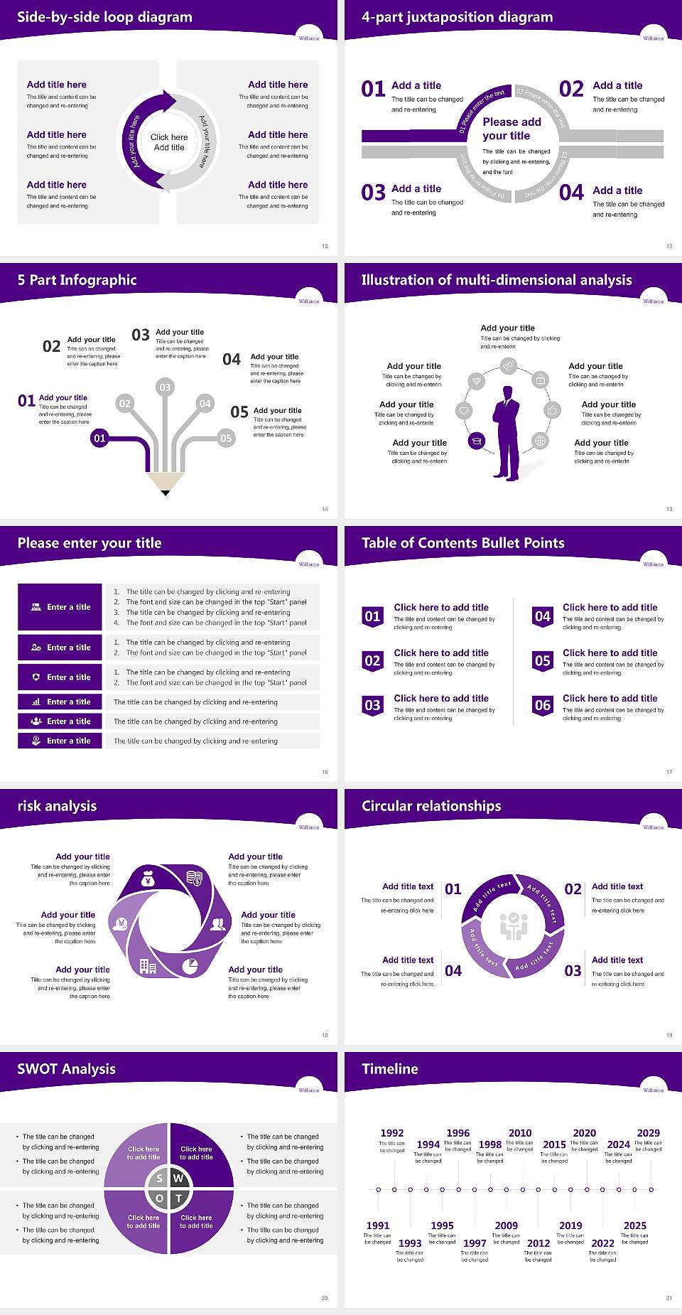 Williams College Academic Presentation/Research Findings Report PPT Template4:3 ratio PPT effect preview image3