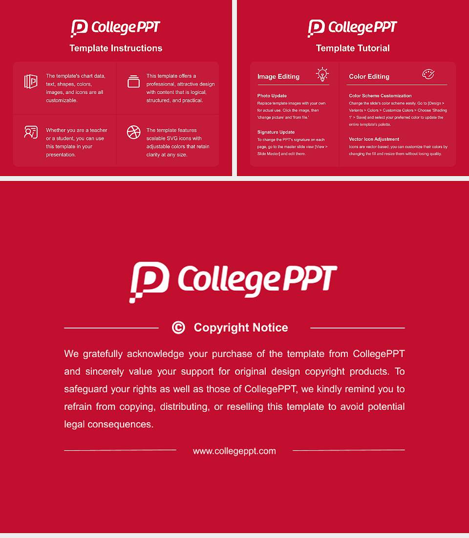 William Carey University Course/Courseware Creation PPT Template4:3 ratio PPT effect preview image5