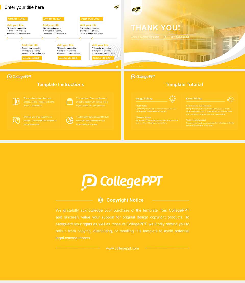 Wichita State University Lecture Sharing and Networking Event PPT Template16:9 ratio PPT effect preview image4