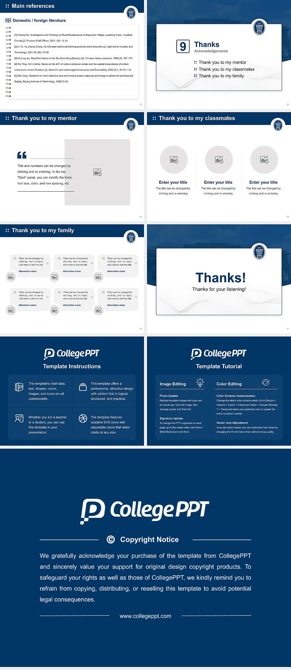 Westminster College (Missouri) Graduation Thesis Defense PPT Template4:3 ratio PPT effect preview image7