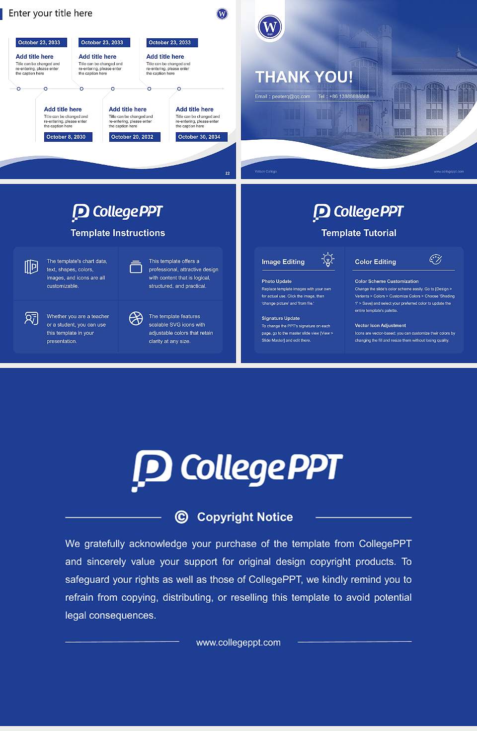 Wilson College Lecture Sharing and Networking Event PPT Template4:3 ratio PPT effect preview image4