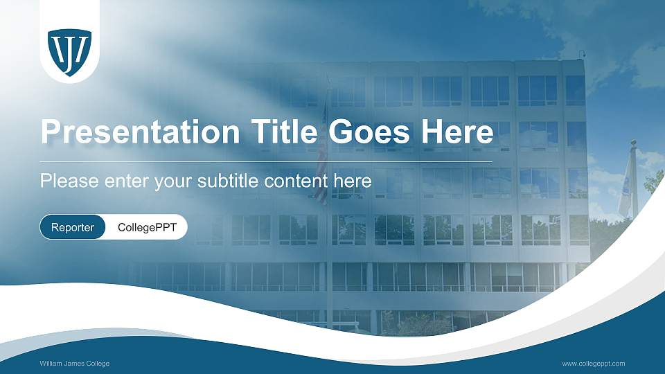 William James College Lecture Sharing and Networking Event PPT Template16:9 ratio PPT effect preview image