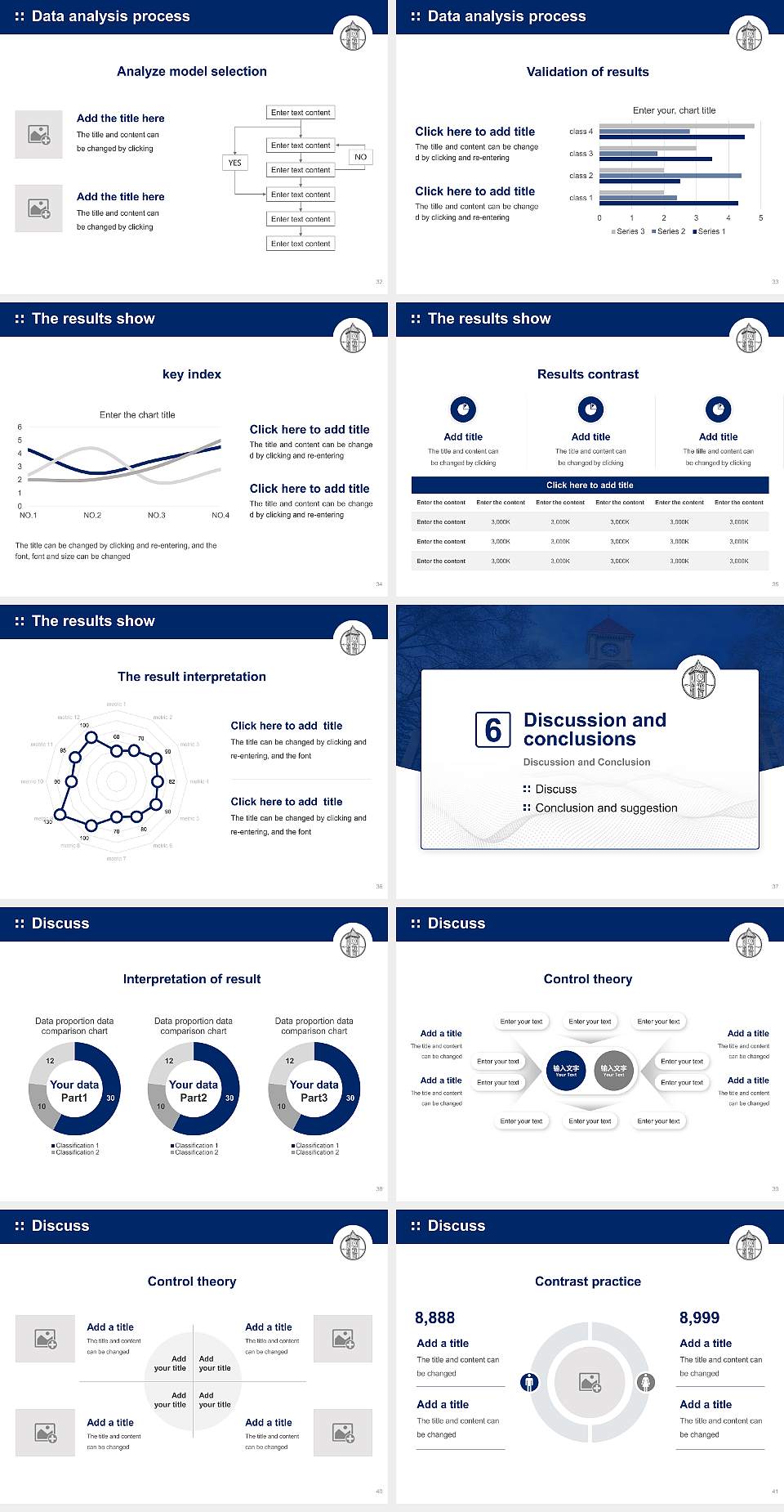 Whitman College Graduation Thesis Defense PPT Template4:3 ratio PPT effect preview image5