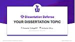 Winona State University학위 논문 방어PPT 템플릿