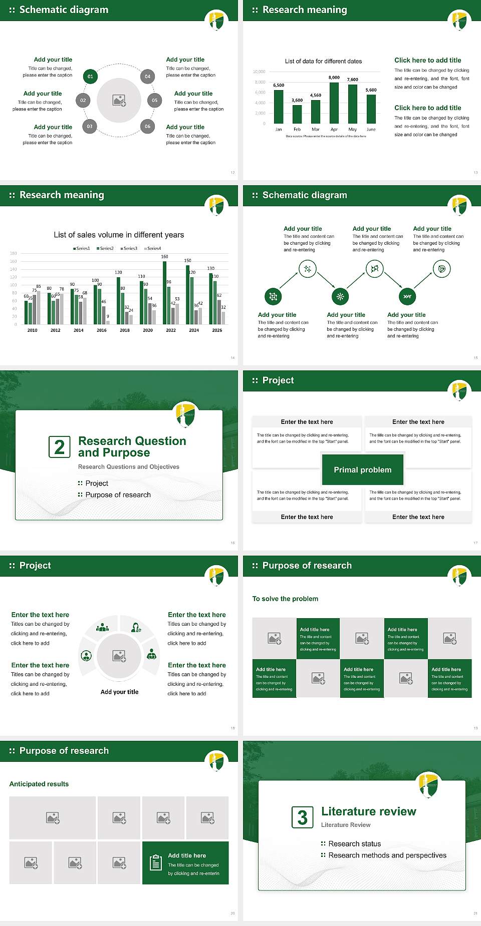 Wilberforce University Graduation Thesis Defense PPT Template4:3 ratio PPT effect preview image3