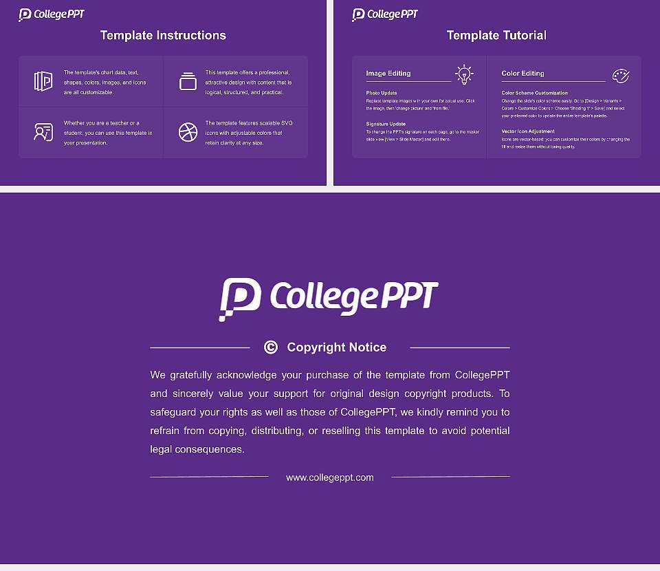 Western Carolina University Course/Courseware Creation PPT Template16:9 ratio PPT effect preview image5