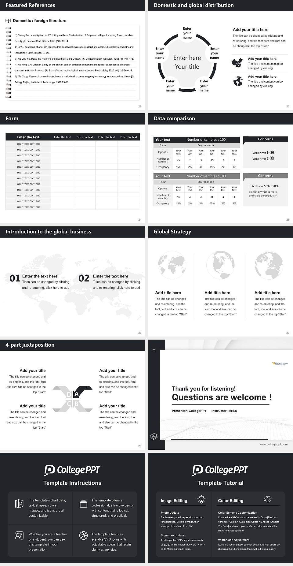 West Virginia University Institute of Technology Thesis Proposal/Graduation Defense PPT Template4:3 ratio PPT effect preview image4