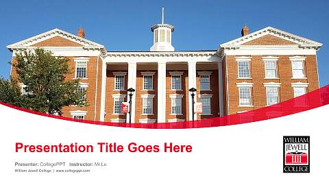 William Jewell College Course/Courseware Creation PPT Template