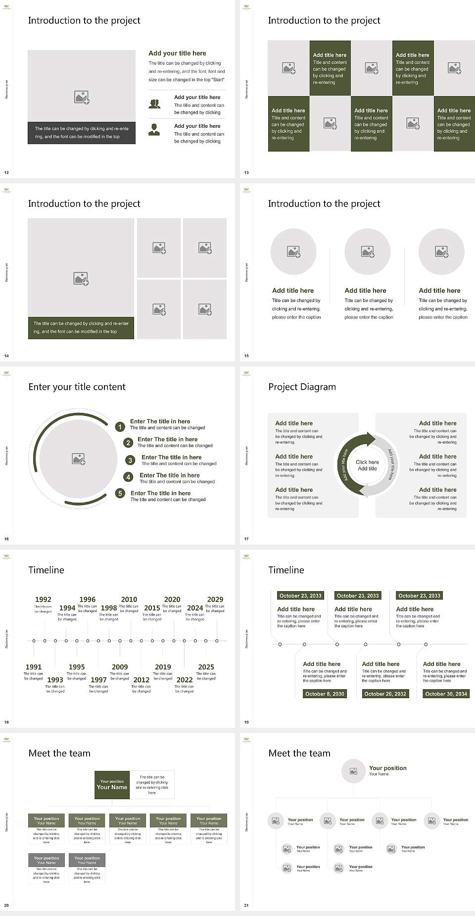 William Woods University Competition/Entrepreneurship Contest PPT Template4:3 ratio PPT effect preview image3