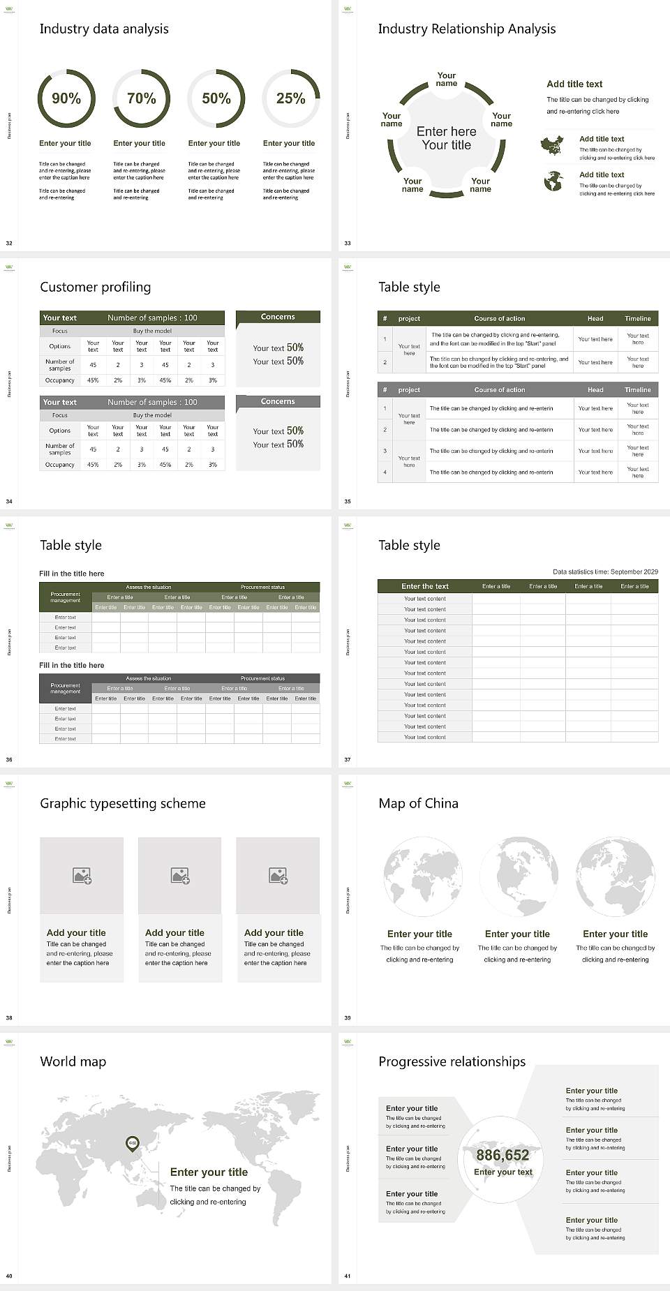 William Woods University Competition/Entrepreneurship Contest PPT Template4:3 ratio PPT effect preview image5