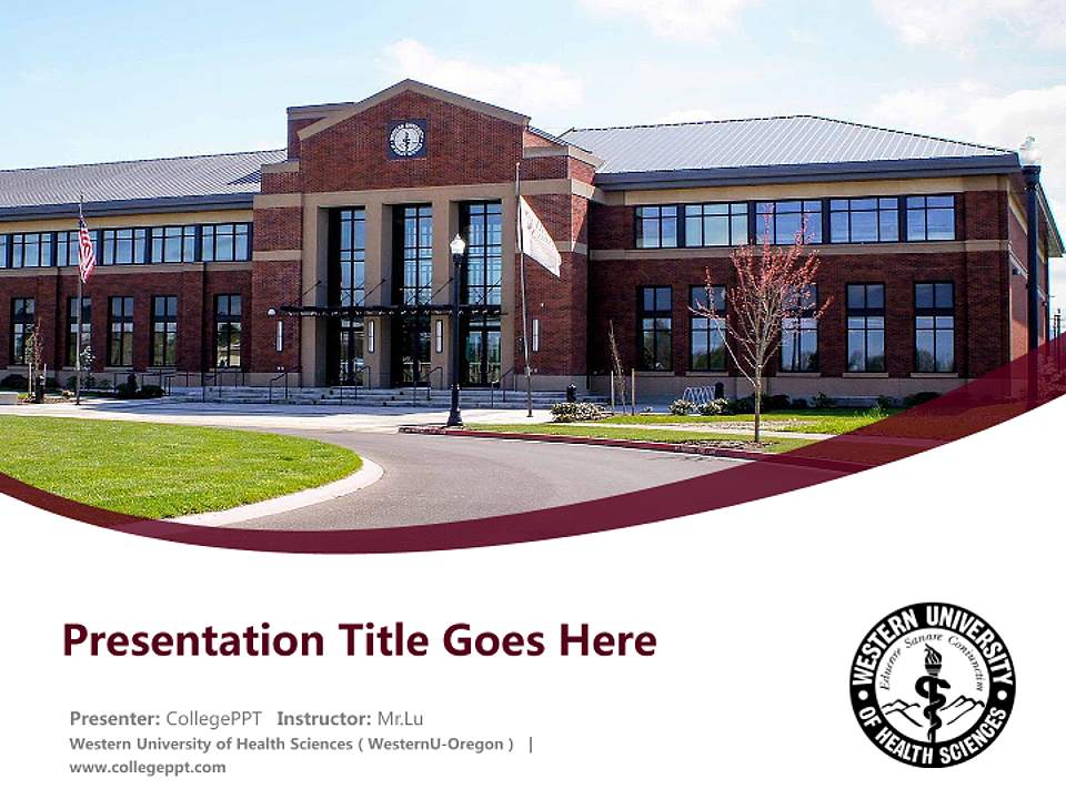 Western University of Health Sciences（WesternU-Oregon） Course/Courseware Creation PPT Template4:3 ratio PPT effect preview image5