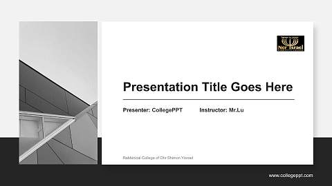 Rabbinical College of Ohr Shimon Yisroel General Purpose PPT Template