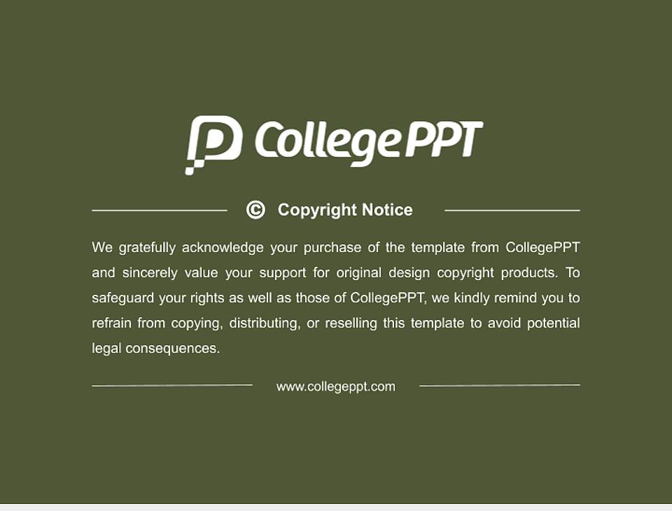 William Woods University Thesis Proposal/Graduation Defense PPT Template4:3 ratio PPT effect preview image5