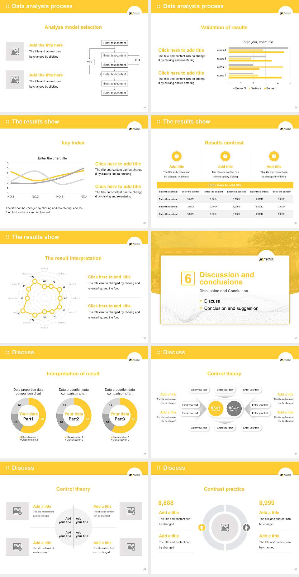 West Liberty University Graduation Thesis Defense PPT Template4:3 ratio PPT effect preview image5