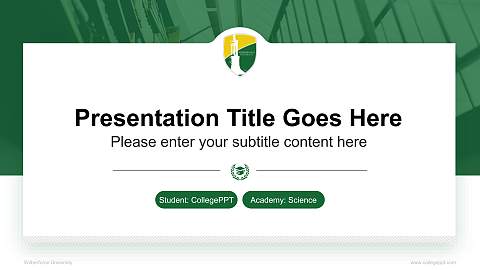 Wilberforce University National Scholarship Defense PPT Template