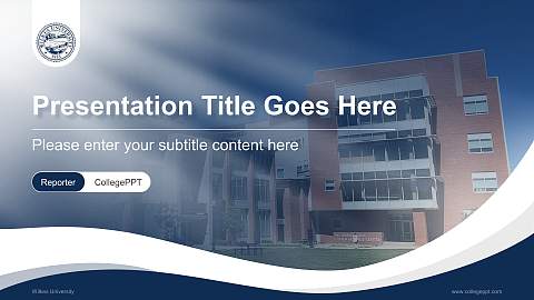 Wilkes University Lecture Sharing and Networking Event PPT Template