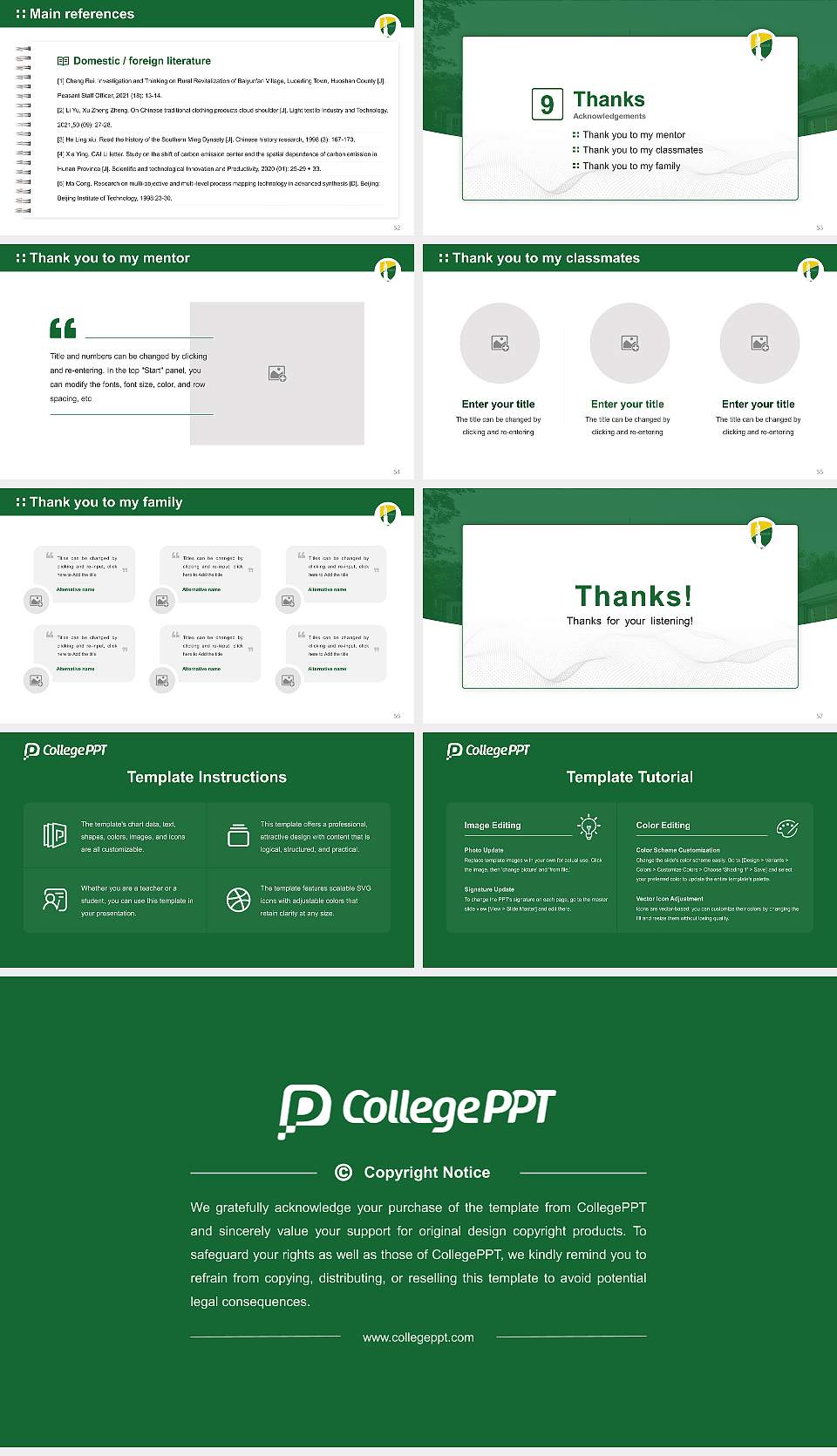 Wilberforce University Graduation Thesis Defense PPT Template16:9 ratio PPT effect preview image7