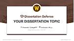 Western Michigan University학위 논문 방어PPT 템플릿
