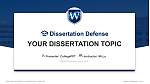 Westcliff University Graduation Thesis Defense PPT Template