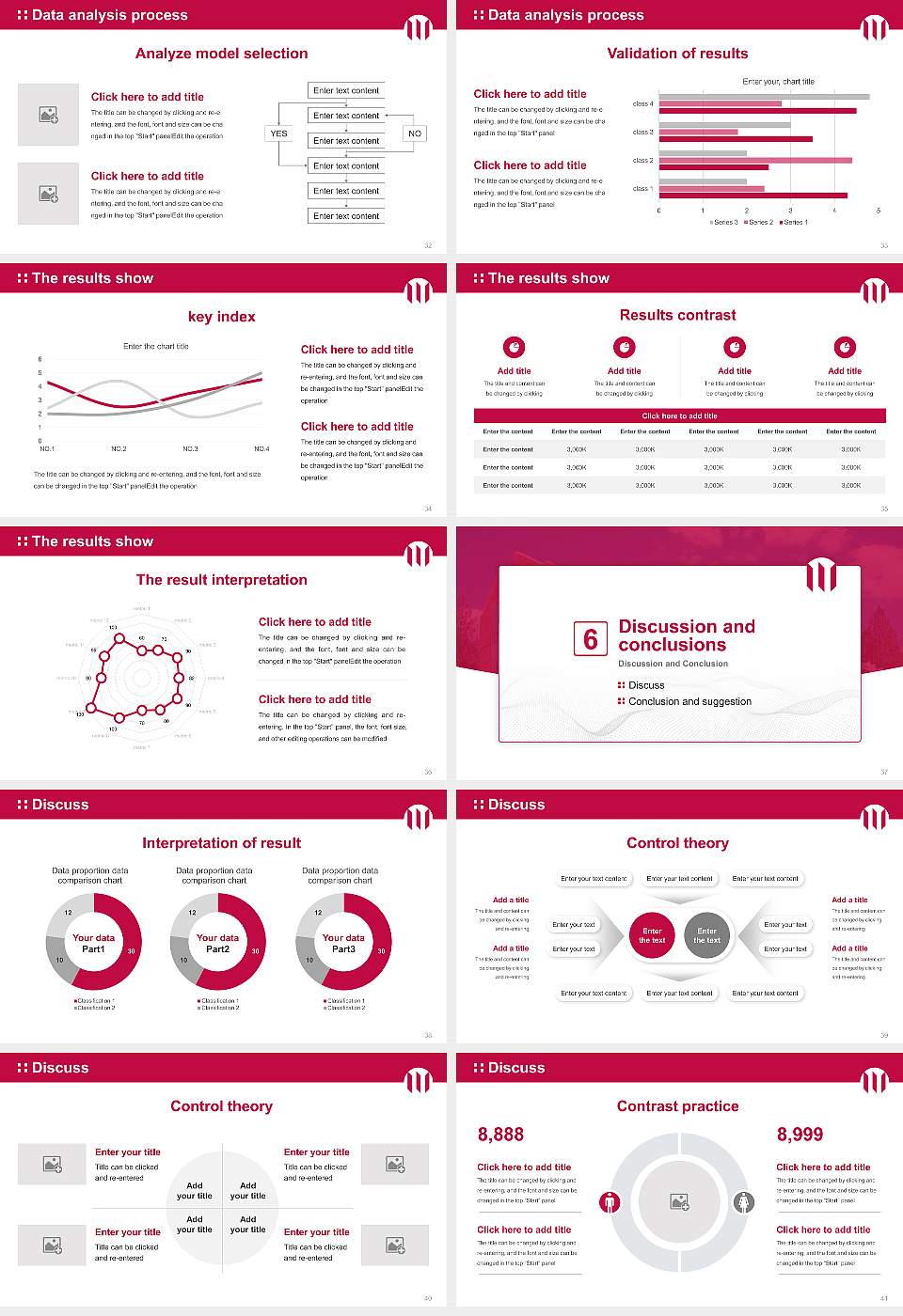 Whitworth University Graduation Thesis Defense PPT Template16:9 ratio PPT effect preview image5
