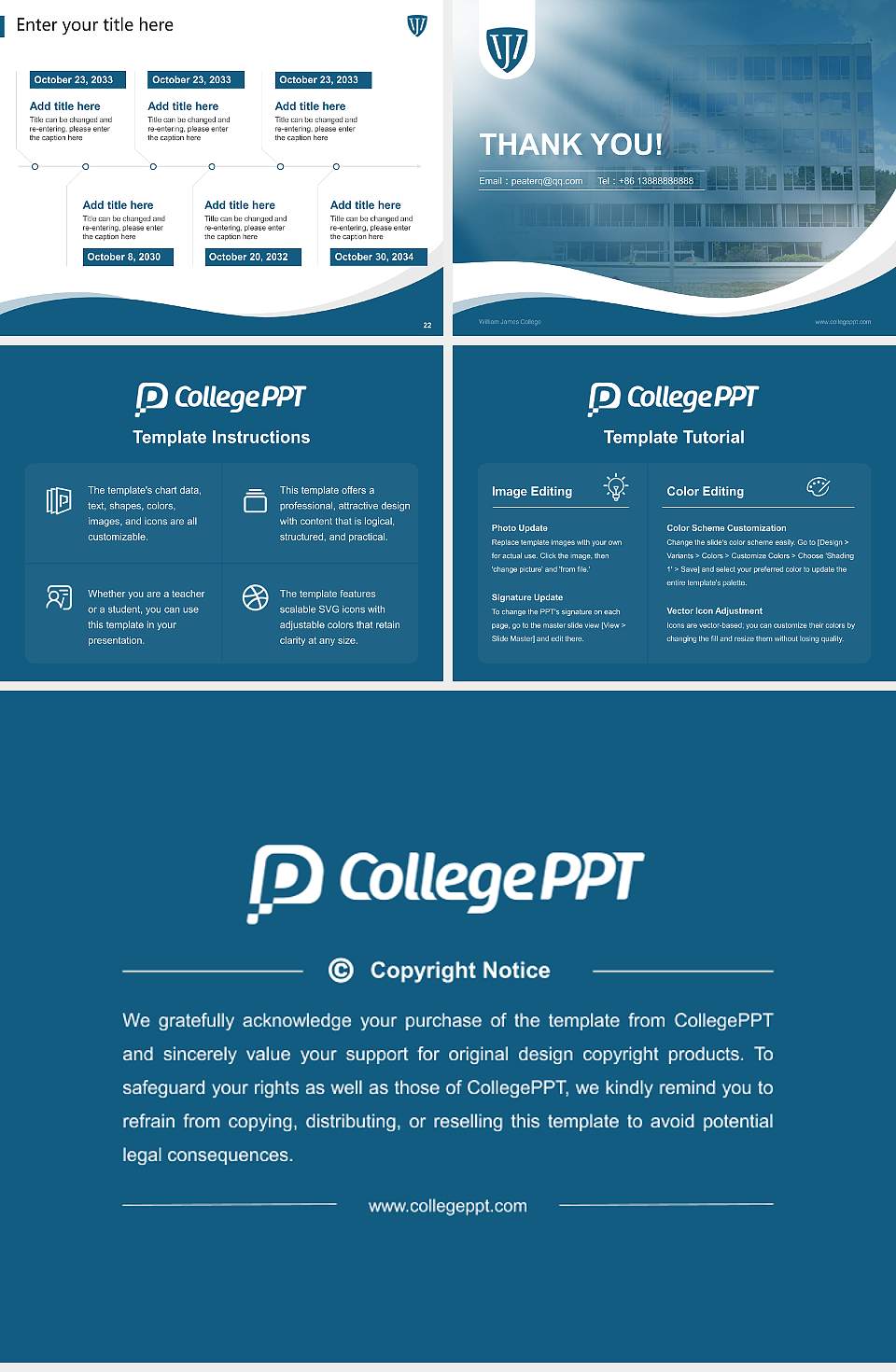 William James College Lecture Sharing and Networking Event PPT Template4:3 ratio PPT effect preview image4