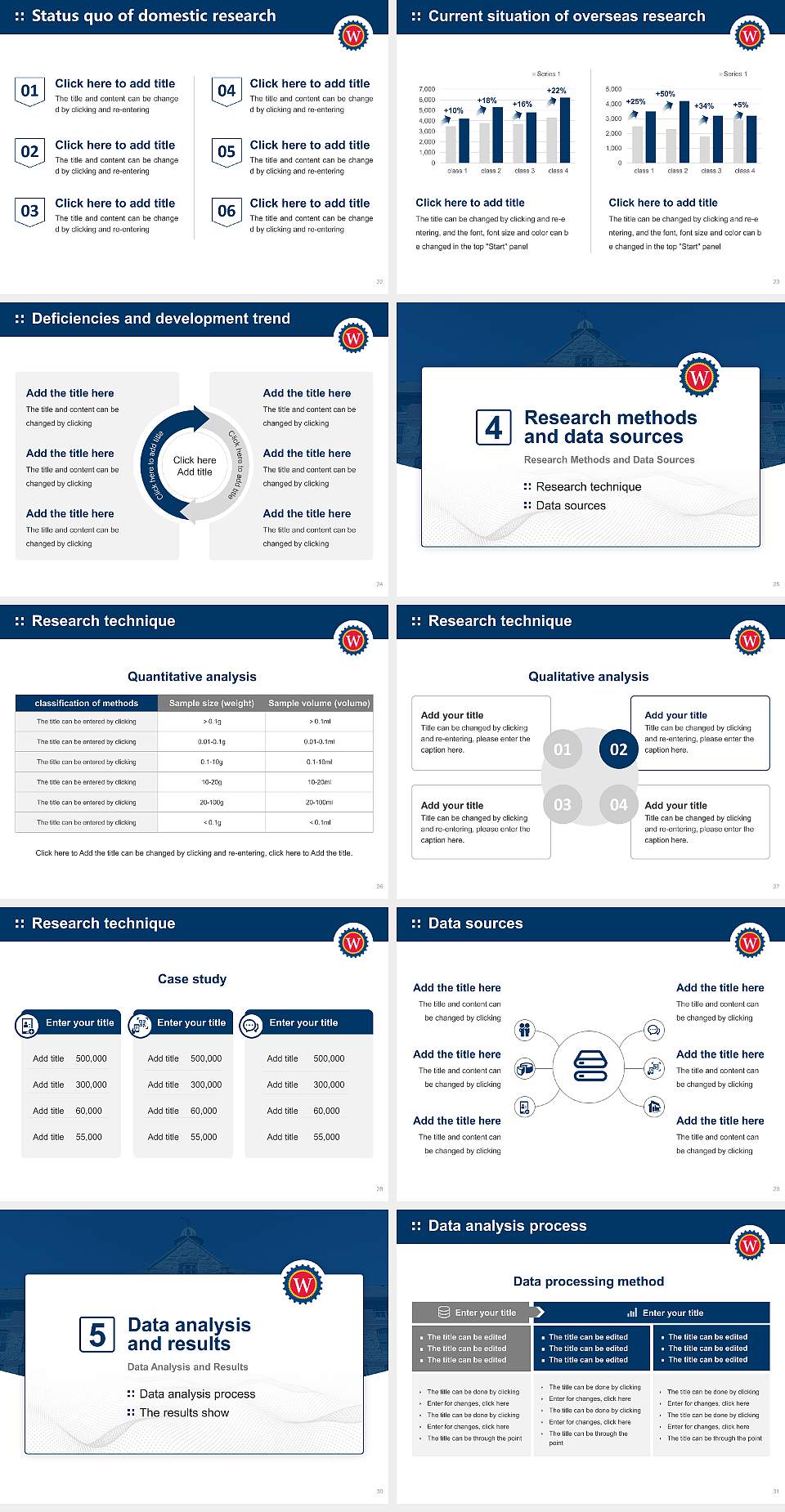 Williamson College of the Trades Graduation Thesis Defense PPT Template4:3 ratio PPT effect preview image4