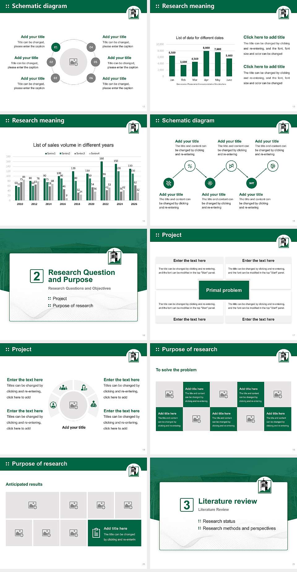 Wisconsin Lutheran College Graduation Thesis Defense PPT Template4:3 ratio PPT effect preview image3