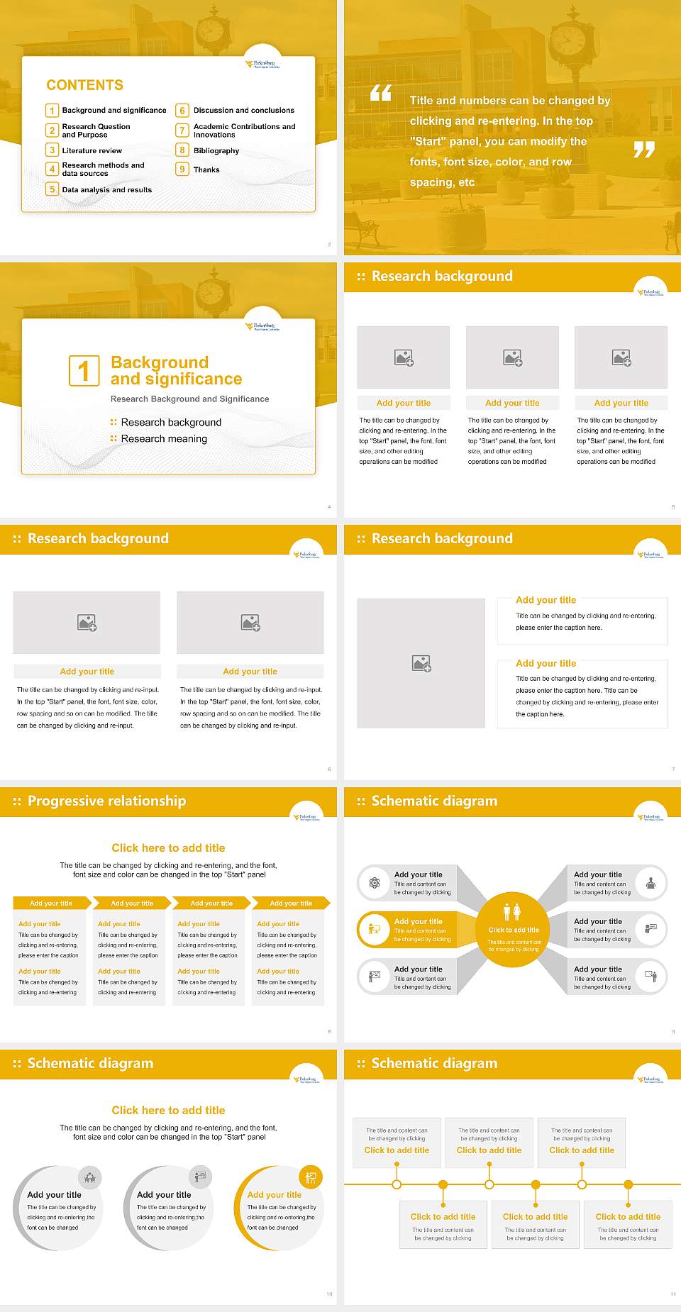 West Virginia University at Parkersburg Graduation Thesis Defense PPT Template4:3 ratio PPT effect preview image2