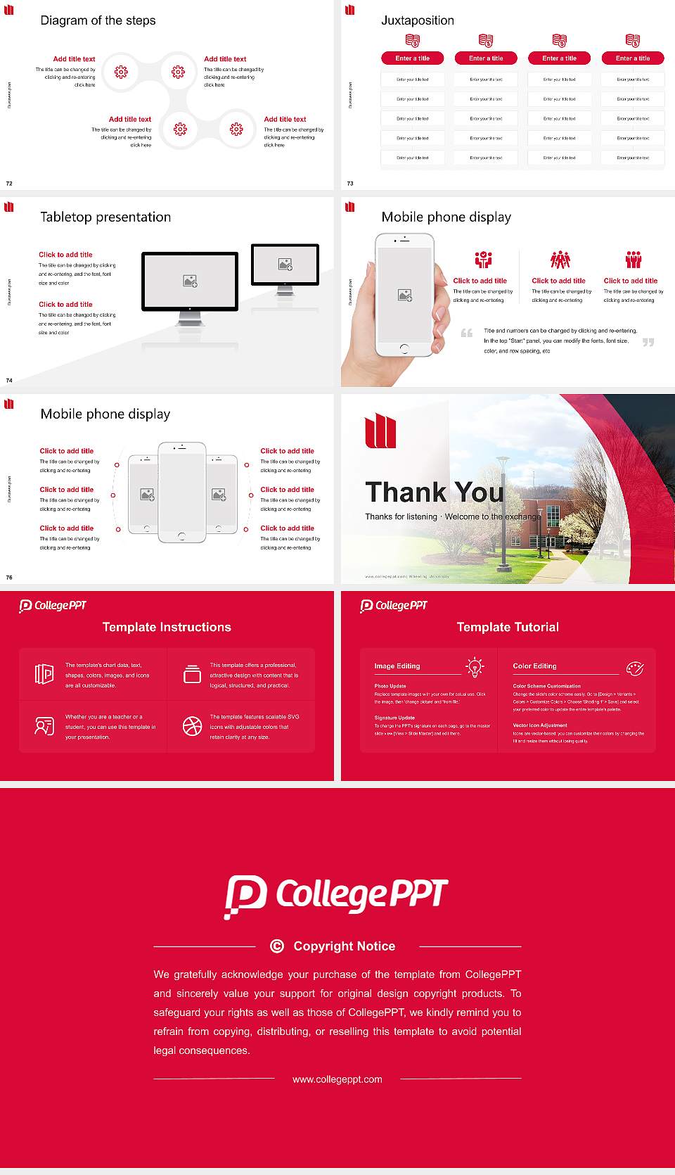 Wheeling University Competition/Entrepreneurship Contest PPT Template16:9 ratio PPT effect preview image9