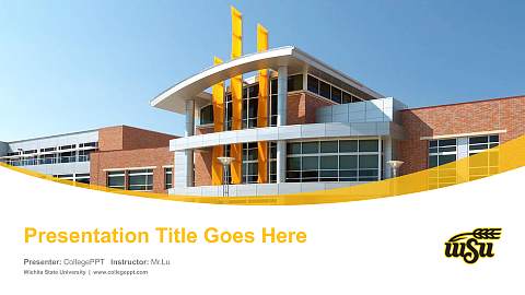 Wichita State University Course/Courseware Creation PPT Template
