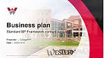 Western Colorado University Wettbewerb Powerpoint Vorlage