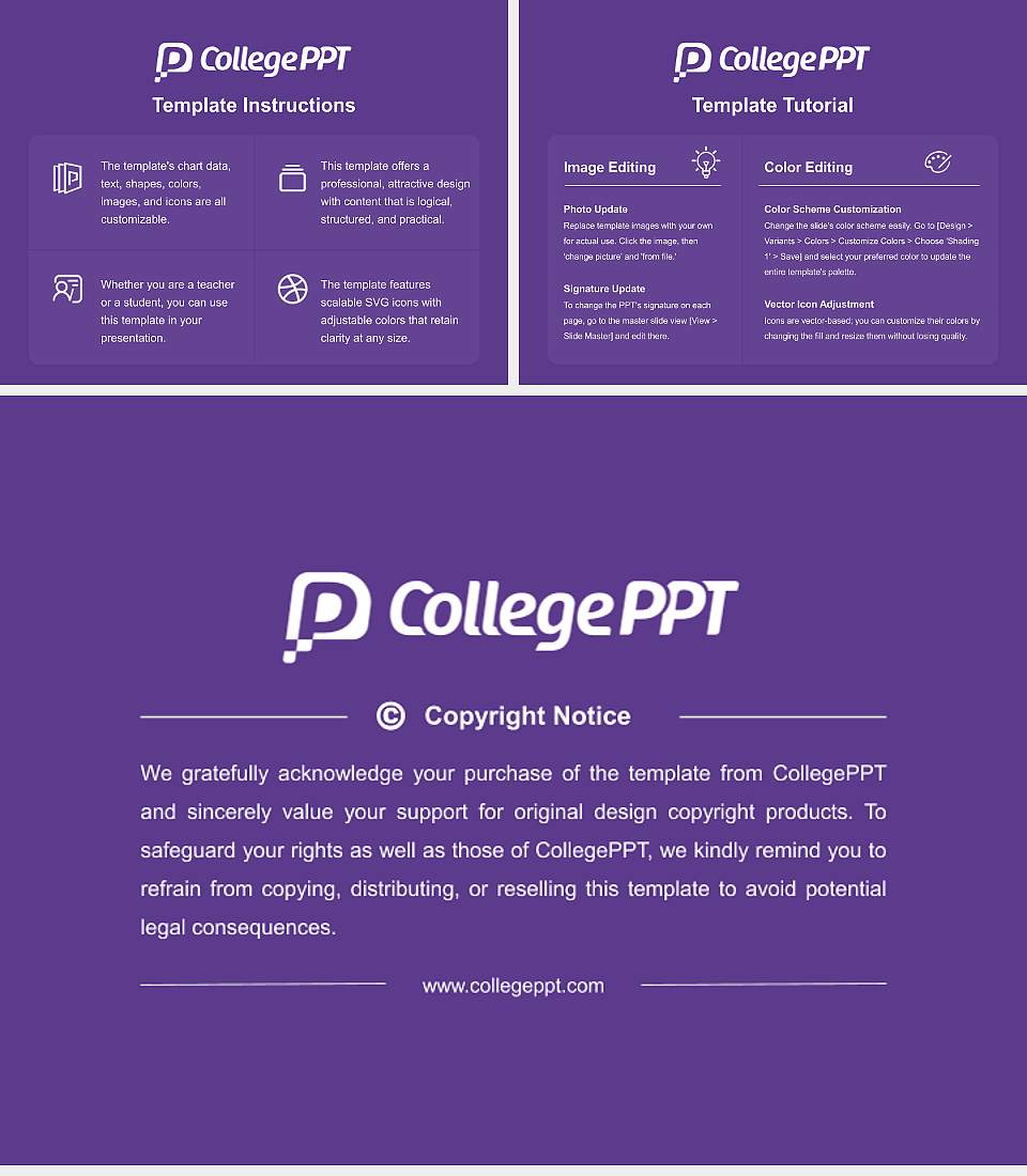 Wiley College Course/Courseware Creation PPT Template4:3 ratio PPT effect preview image5