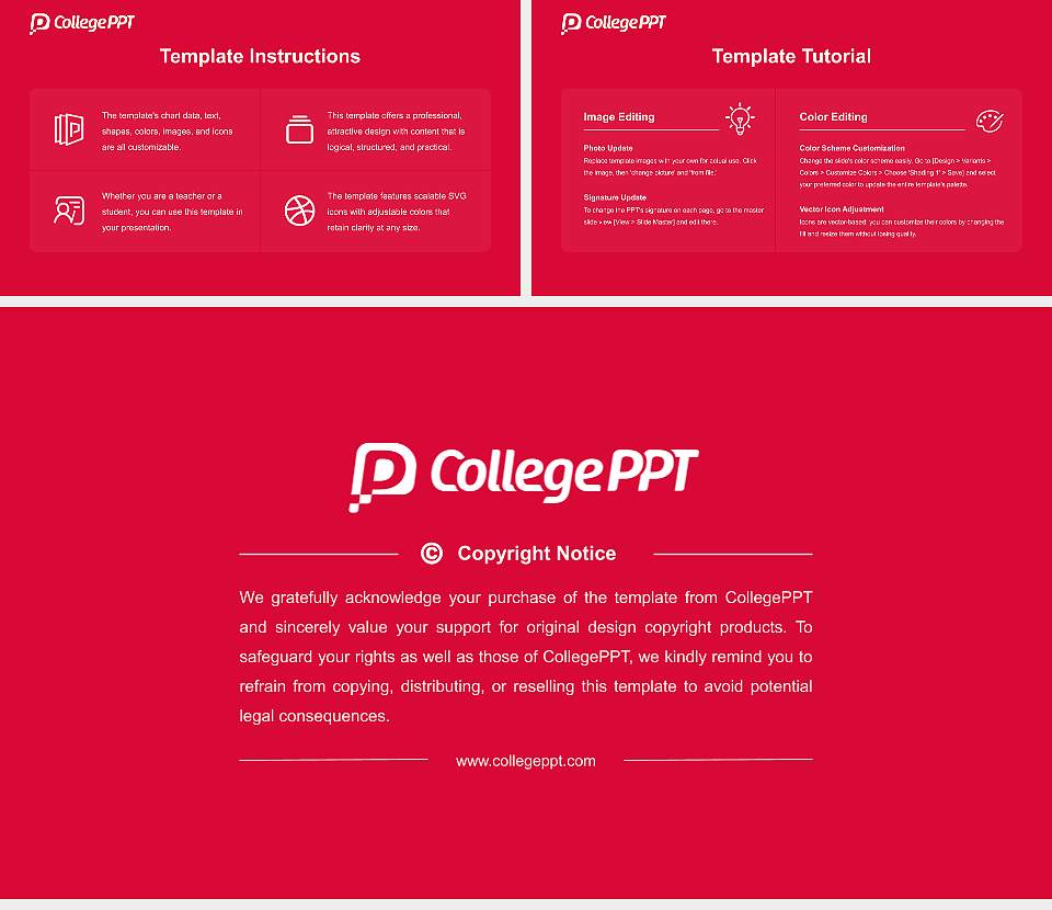 Wheeling University Academic Presentation/Research Findings Report PPT Template16:9 ratio PPT effect preview image5