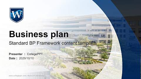 Westcliff University Competition/Entrepreneurship Contest PPT Template