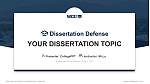 Western Governors University Graduation Thesis Defense PPT Template