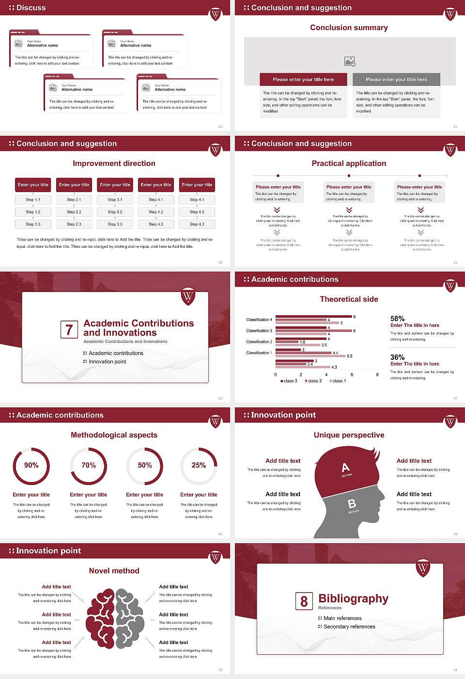 Westminster Theological Seminary Graduation Thesis Defense PPT Template16:9 ratio PPT effect preview image6