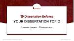 Winthrop University Graduation Thesis Defense PPT Template
