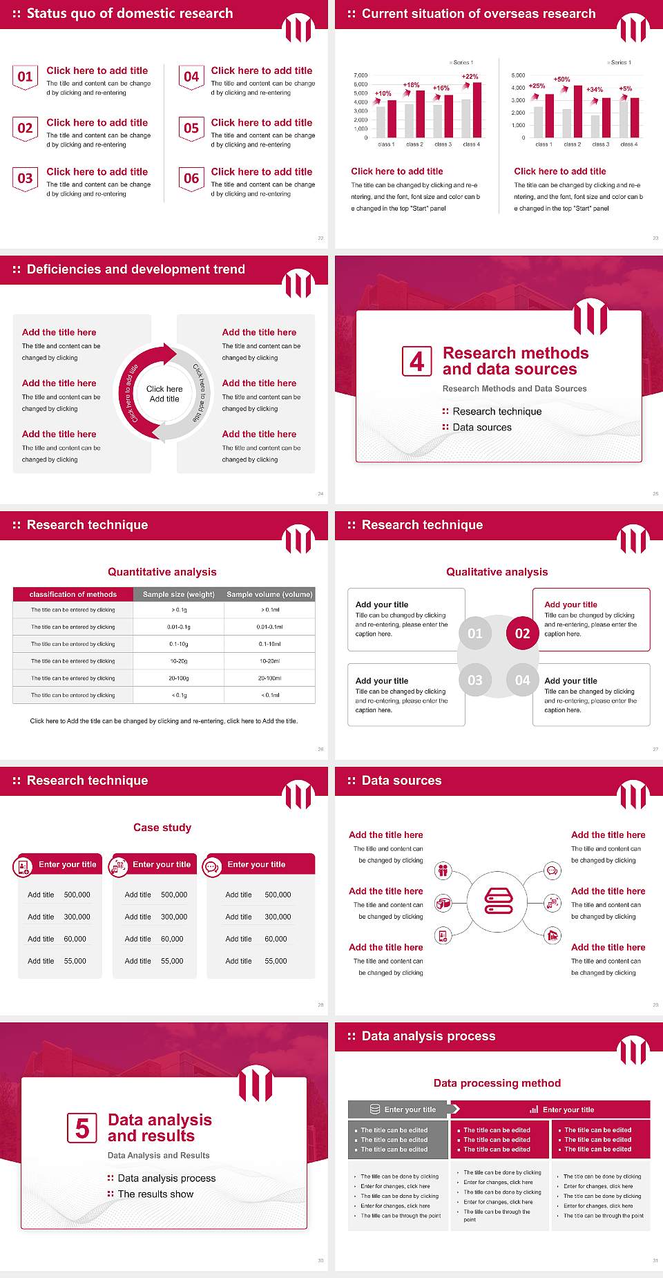 Whitworth University Graduation Thesis Defense PPT Template4:3 ratio PPT effect preview image4
