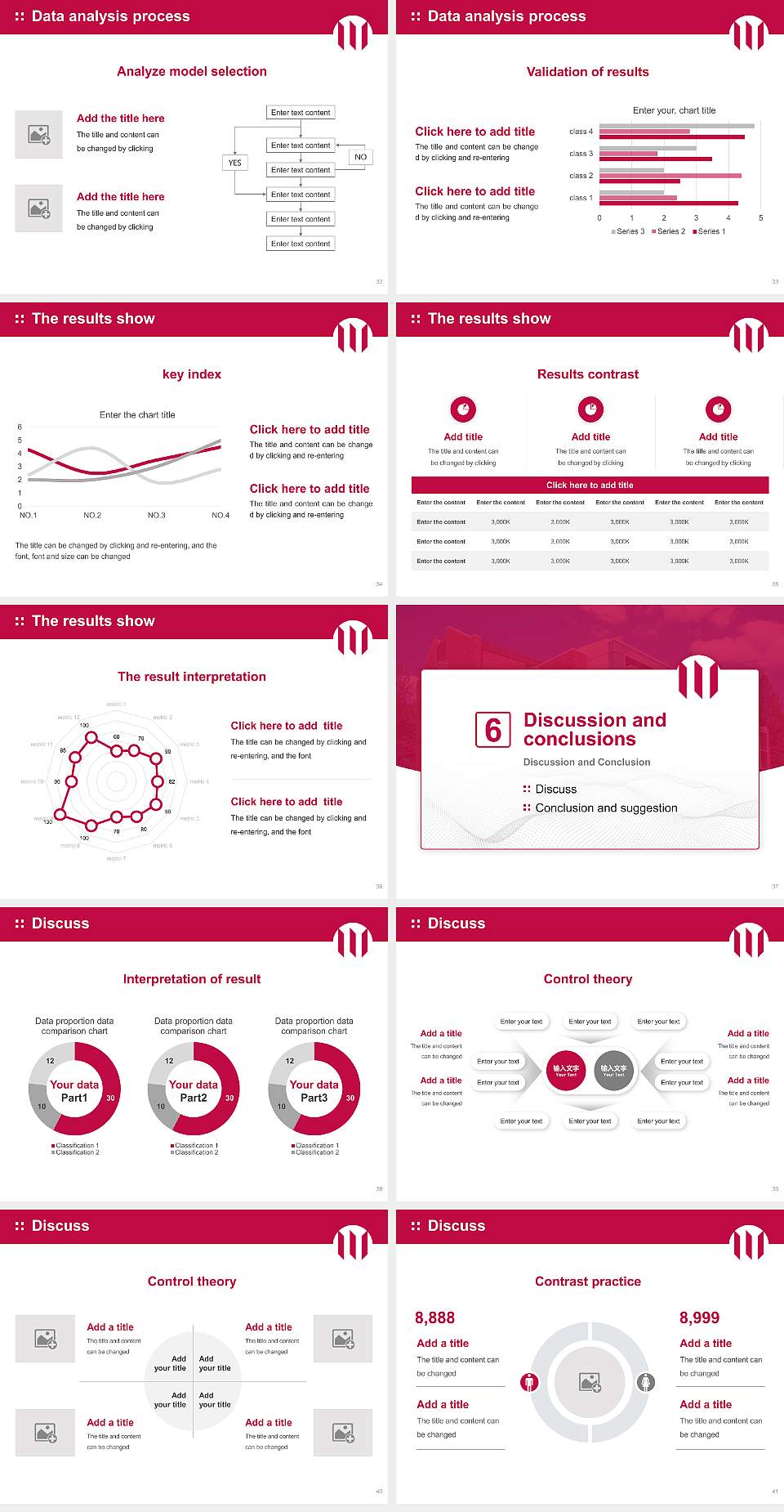 Whitworth University Graduation Thesis Defense PPT Template4:3 ratio PPT effect preview image5