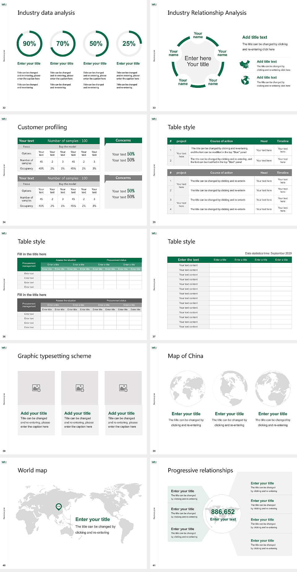 William Peace University Competition/Entrepreneurship Contest PPT Template4:3 ratio PPT effect preview image5
