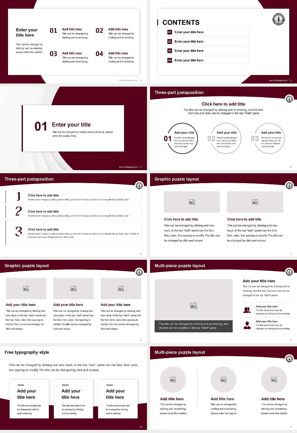 Western University of Health Sciences （Pomona campus） Academic Presentation/Research Findings Report PPT Template16:9 ratio PPT effect preview image2