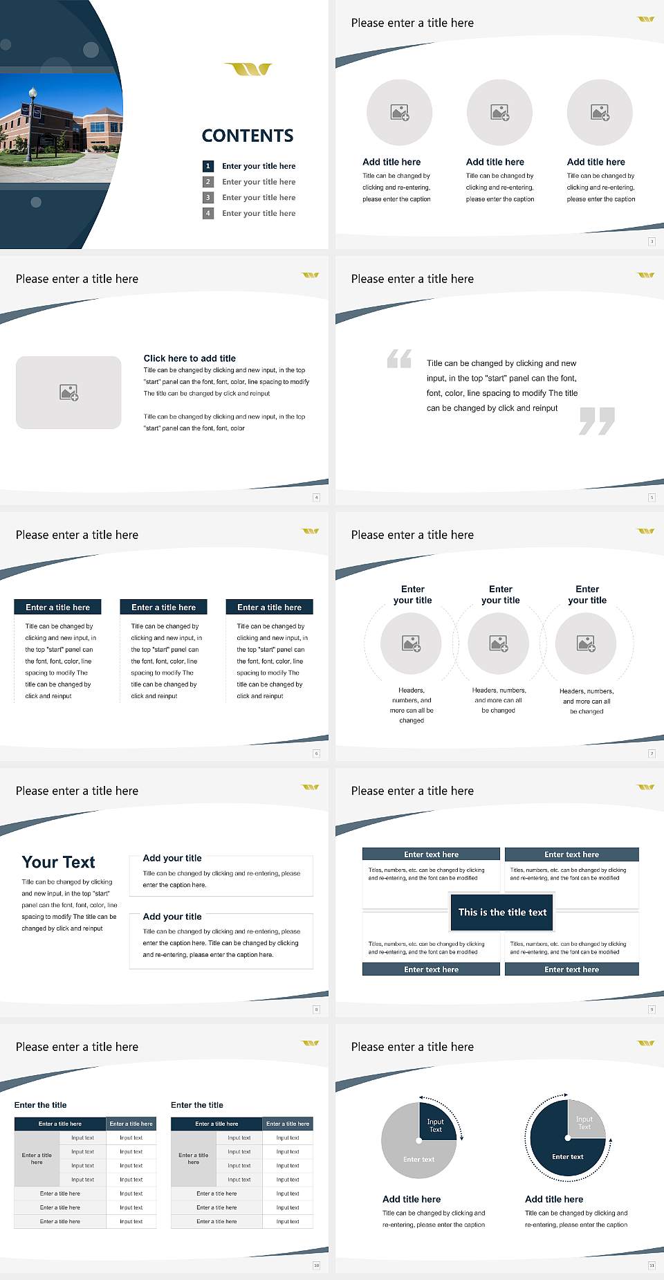 Winebrenner Theological Seminary Course/Courseware Creation PPT Template4:3 ratio PPT effect preview image2
