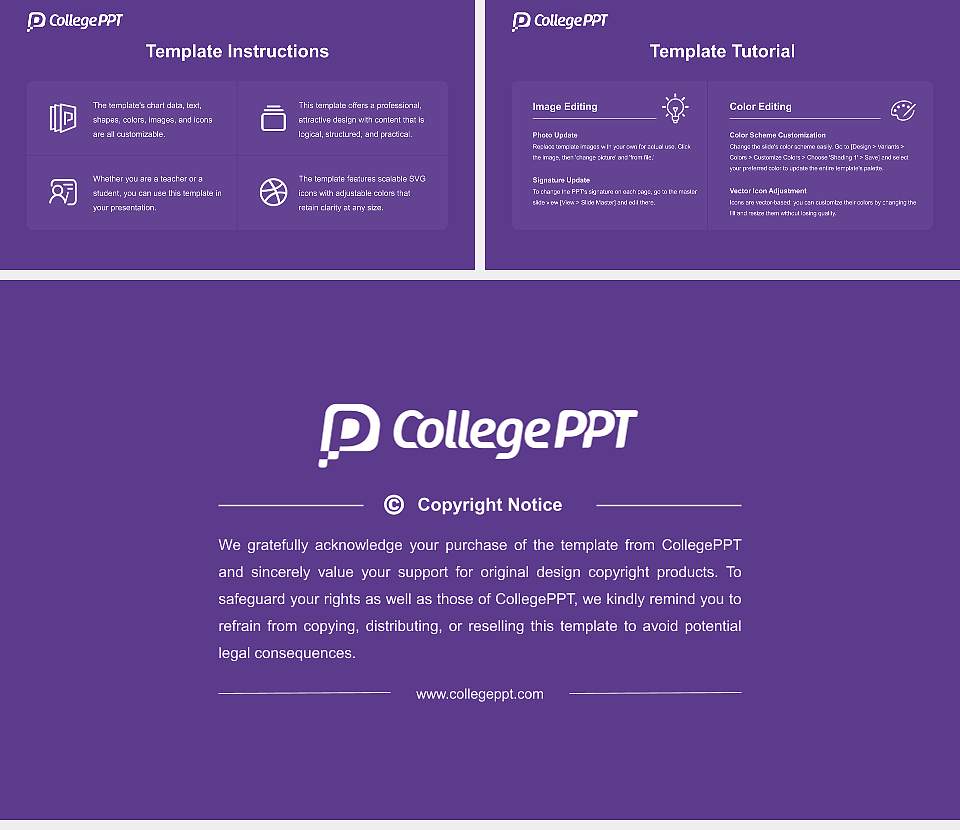 Wiley College Academic Presentation/Research Findings Report PPT Template16:9 ratio PPT effect preview image5