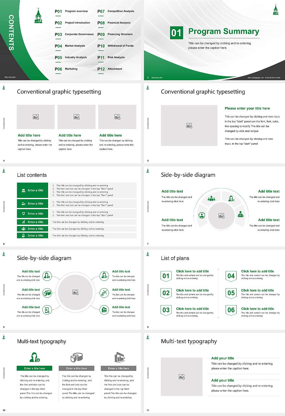 Wilmington University Competition/Entrepreneurship Contest PPT Template16:9 ratio PPT effect preview image2