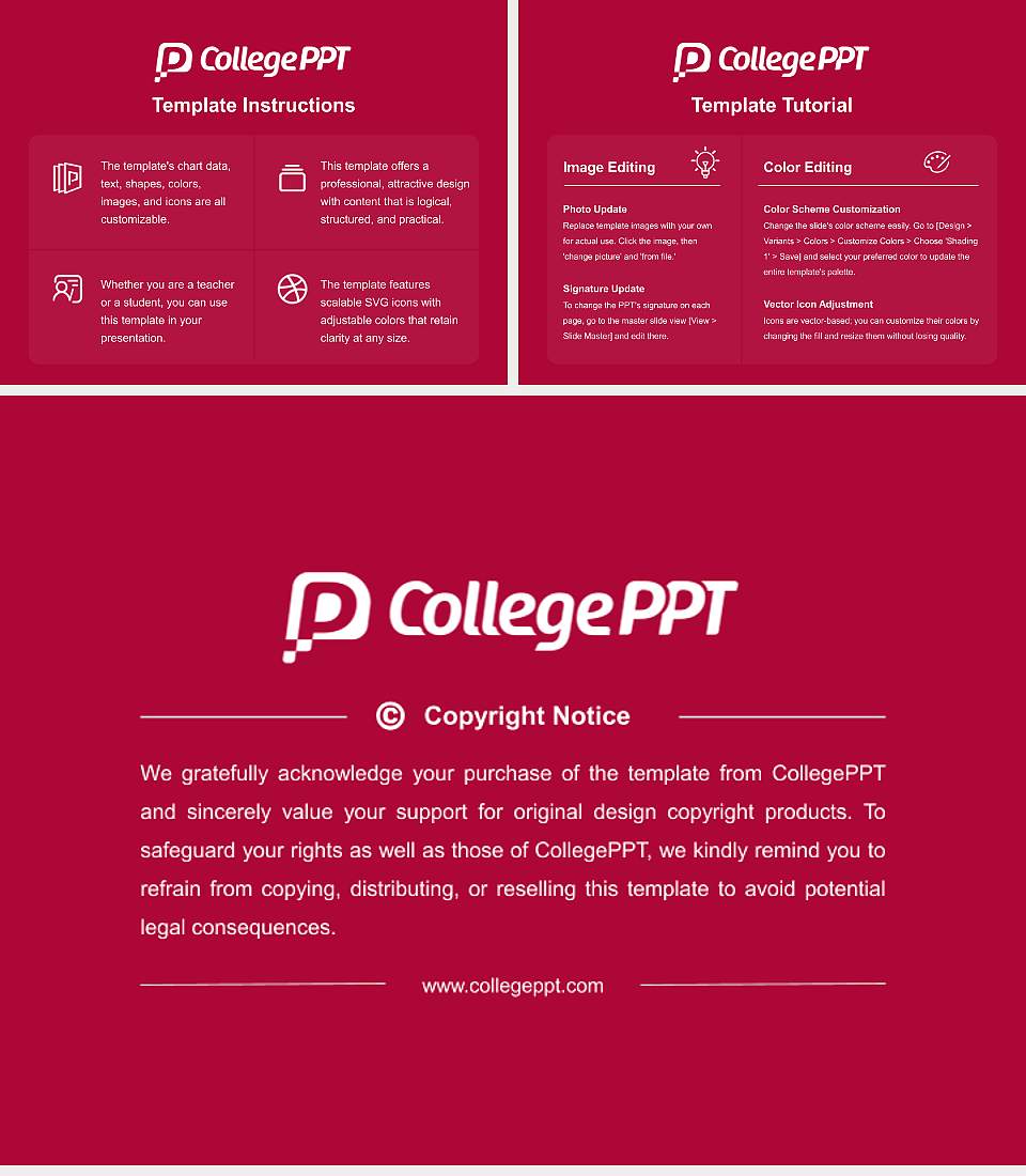 Willamette University Academic Presentation/Research Findings Report PPT Template4:3 ratio PPT effect preview image5
