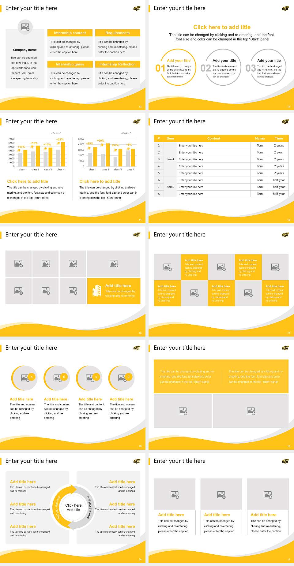 Wichita State University Lecture Sharing and Networking Event PPT Template4:3 ratio PPT effect preview image3