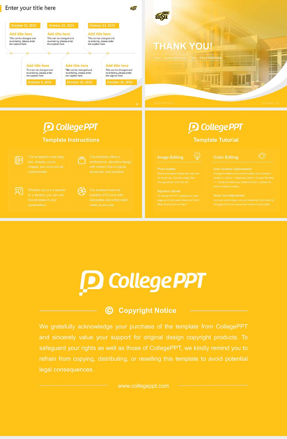 Wichita State University Lecture Sharing and Networking Event PPT Template4:3 ratio PPT effect preview image4