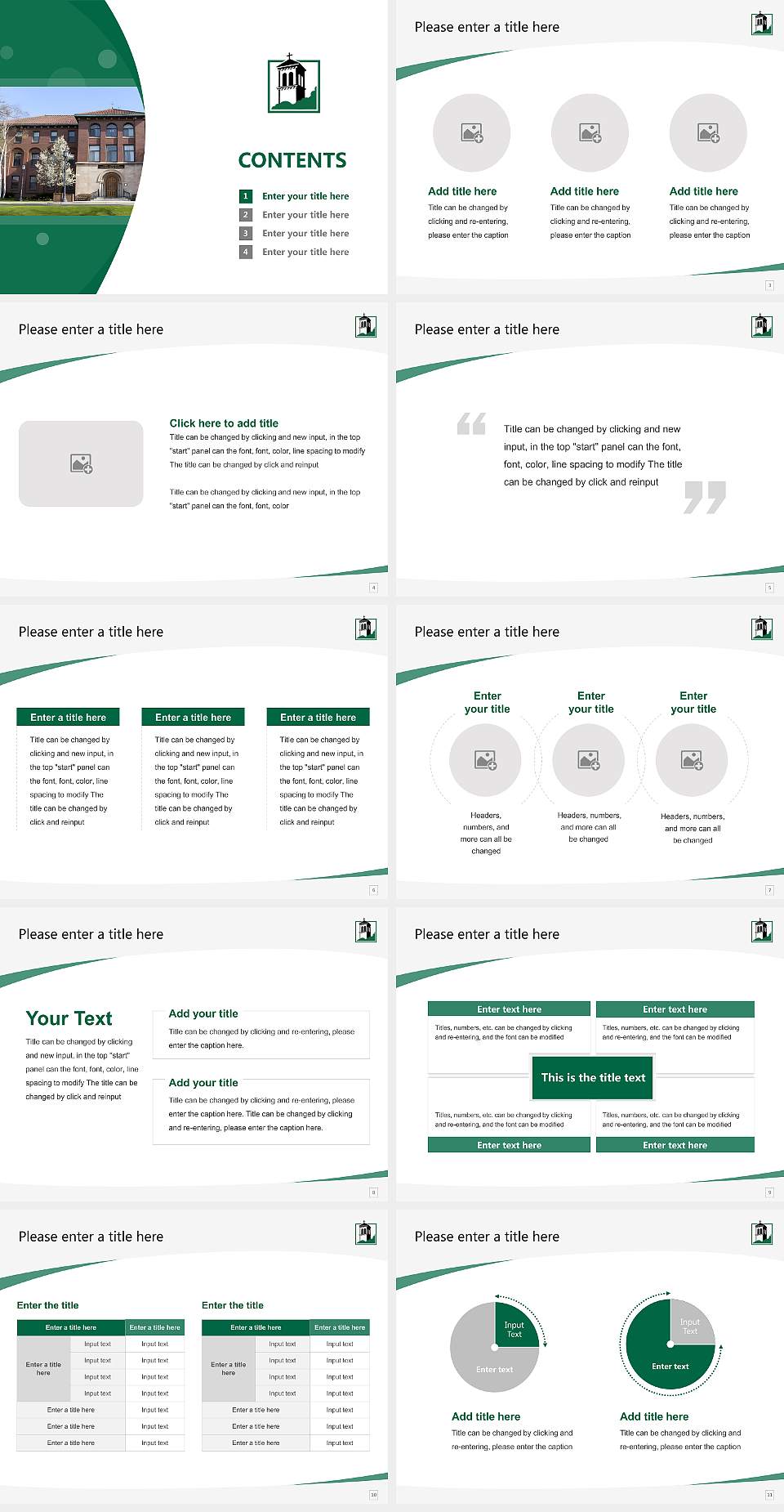 Wisconsin Lutheran College Course/Courseware Creation PPT Template4:3 ratio PPT effect preview image2